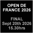 Watch here all the matches and the final of the Open de France.